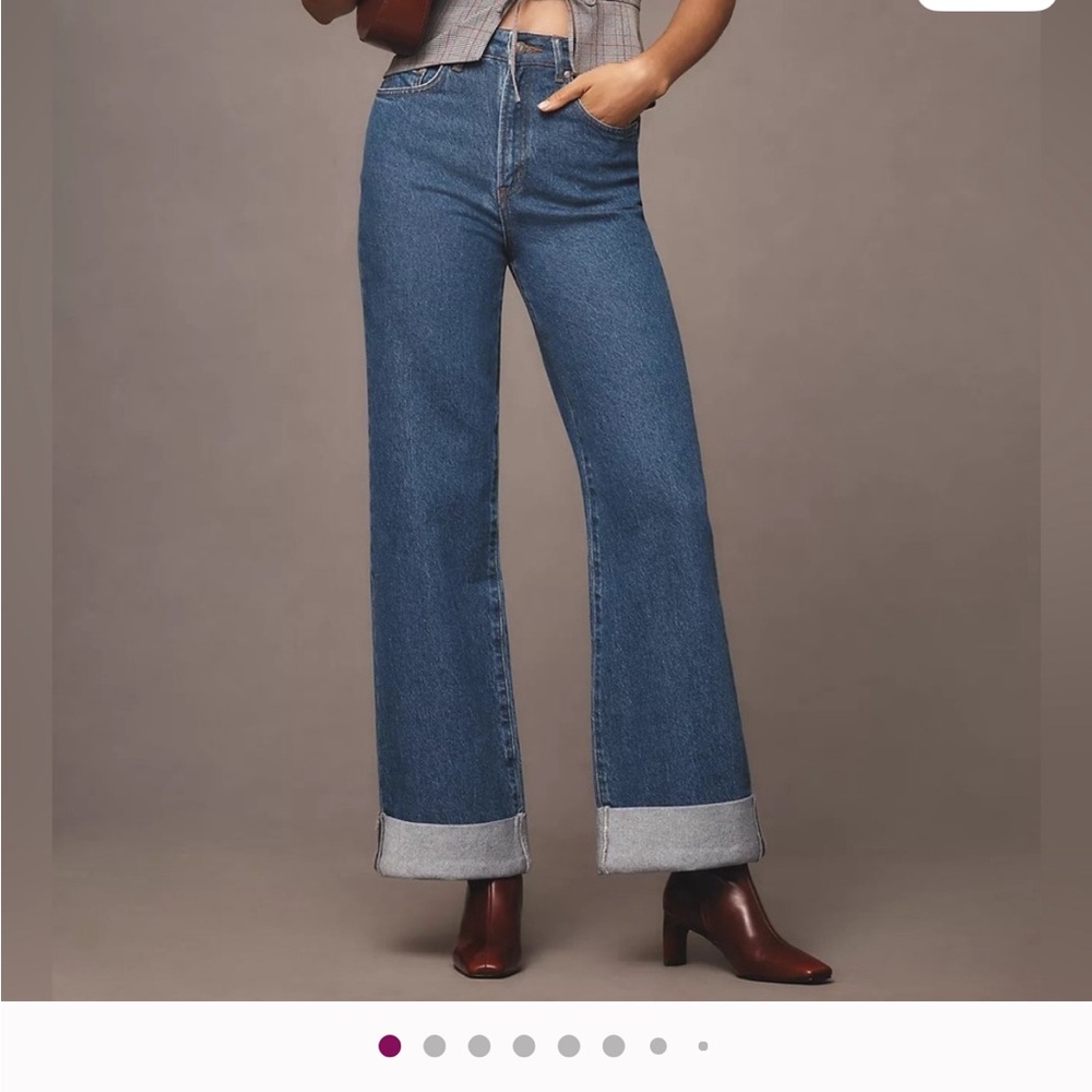 Anthropologie Pilcro Austyn Cuffed jeans size 28